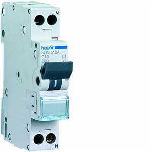 MJN510A Personalizzabile con Hagers MCB 4500A 1P+N curva C 10A 1 modulo - Product Image 1