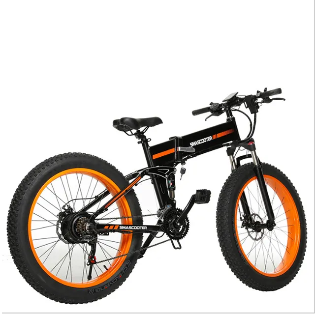 Populaire 1000W 48V Elektrische Motor Fat Tire E-Bike/Sneeuw E-Bike/Opvouwbare Vet elektrische Fiets/Fiets
