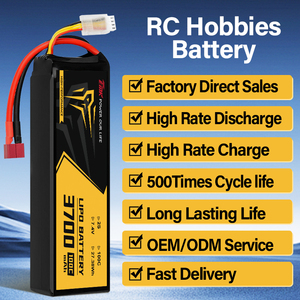 TMK Long Cycle Life 500 Cycles Battery 2S1P 3700mAh 100C 7<strong>.</strong>4V Semi-solid State for FPV Racing Drone and Quadcopter - Product Image 3