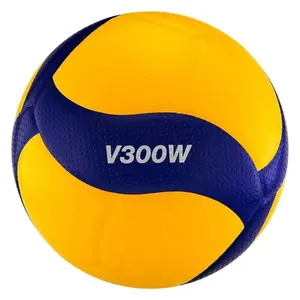 V200W V300W personalizzazione Logo microfibra PU pallavolo all'aperto giocare durevole palla da pallavolo Indoor