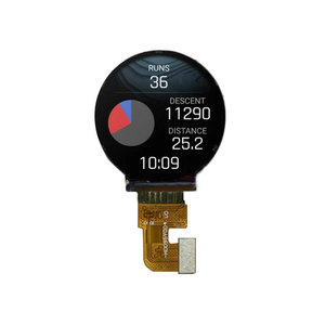 0.95 Inch Circular <b>Display</b> 128x128 SPI 1000nits High Brightness <b>Round</b> <b>LCD</b> <b>Display</b> For Wearable - Product Image 1