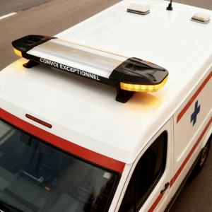 Nouvelle barre lumineuse LED de haute qualité ambre 3 fonctions 12-24V IP65 étanche 1200 lumens 66W garantie 2 ans pour camion de pompiers <span class=keywords><strong>ambulance</strong></span> - Product Image 2