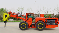 Nouvelle machine de concassage TP-8 fabriquée en Chine, moteur diesel souterrain mobile de 52 kW pour les mines souterraines de pierres