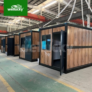 Unité <span class=keywords><strong>de</strong></span> construction temporaire modulaire isolée pour bureaux <span class=keywords><strong>de</strong></span> déploiement <span class=keywords><strong>de</strong></span> projets, camps, maison conteneur pliable, maison conteneur X-Fold - Product Image 3