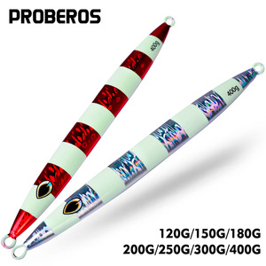 Señuelo <span class=keywords><strong>de</strong></span> pesca rápida para aguas profundas, placa metálica <span class=keywords><strong>de</strong></span> plomo <span class=keywords><strong>de</strong></span> hundimiento rápido, 120g-400g, láser noctilucente, cebo vivo para pesca en barco - Product Image 3