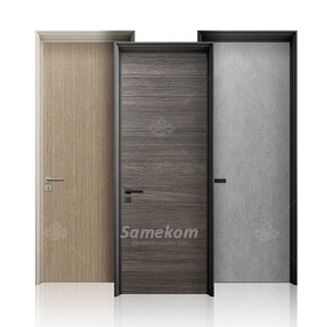 Puertas Interiores de Melamina de Diseño, Resistentes al Fuego, de Alta Gama, Hechas en China, para Hoteles Modernos, Puertas de Aluminio y Madera - Product Image 2