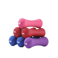 Dames halterset van neopreenrubber met antisliplaag en comfortabel handvat voor thuisgym en lichaams-/armtraining