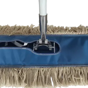 2024 Hot Selling 90cm Flat Cotton Mop with aluminum alloy mop stick for Easing Cleaning
