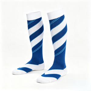 Calcetines Deportivos Antibacterianos Personalizados para Jóvenes, para Partidos de Fútbol <span class=keywords><strong>en</strong></span> Césped Artificial, Transpirables, de Algodón Premium, <span class=keywords><strong>con</strong></span> Letras Personalizadas, Previenen las Vescas - Product Image 1