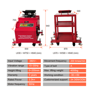 Werksgelieferte Festkopf-Fahrgestell-Aufhängung Abnormale Geräuscherkennung Maschine Fahrgestell-Straßensimulator - Product Image 3