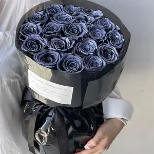 Wholesale Preserved Rose Bouquet Infinity Roses Rosas Preservadas Eternal Flower For Valentines Day Wedding