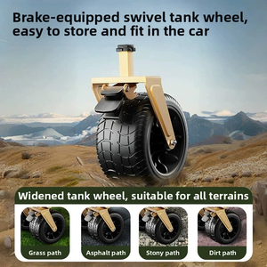 E-RIKE pliable 350L grande capacité Camping <span class=keywords><strong>Wagon</strong></span> pliable panier utilitaire extérieur pliant plage <span class=keywords><strong>Wagon</strong></span> - Product Image 4