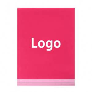 Sac d'expédition en plastique rouge personnalisé durable, résistant aux chocs, fermeture solide, emballage, sac de livraison, sac de courrier, usine - Product Image 1