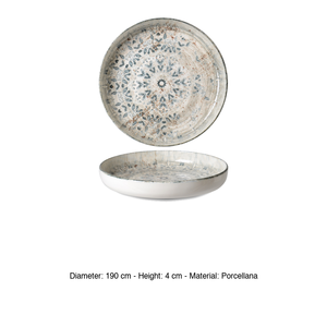 Bol Fade Ø 19 cm H 4 cm en Porcelaine Fine Premium, Impression Numérique, Porcelaine Rinart - Product Image 3