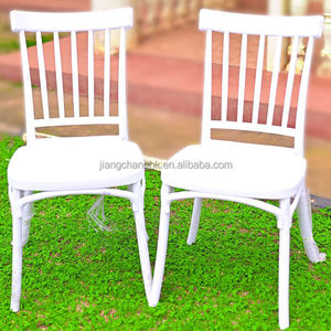 Modern Style Durable Outdoor Wedding Banquet <b>Chair</b> White Plastic <b>Stackable</b> Commercial Apartment Park Hotel Event <b>Chair</b> - Product Image 1