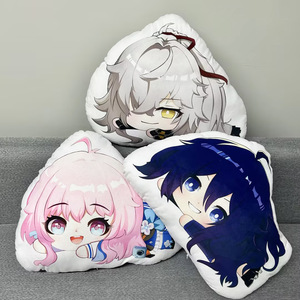 Personnage de dessin animé Honkai Star Rail Jing Yuan <span class=keywords><strong>Dan</strong></span> Heng du 7 mars pour enfants, poupée à collectionner, oreiller en peluche Anime, 45cm - Product Image 4