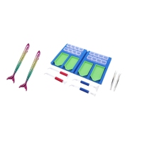 Kit complet d'accessoires pour la peinture au diamant SC ECOMMERCE - Tous les essentiels pour des créations artisanales brillantes - Modèle V0-OT6F-8JSZ - Fabriqué aux États-Unis