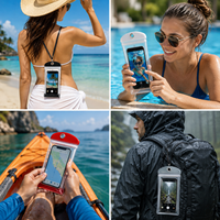 Sac de téléphone transparent, étanche, pochette universelle pour téléphones, étui étanche pour la natation estivale sous l'eau, pour iPhone, Samsung, Xiaomi