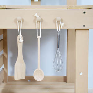 Ensemble de cuisine en bois d'extérieur avec outils de jardinage, jouet de jeu d'imitation amusant pour les garçons et les filles, les tout-petits - Product Image 6