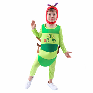 <span class=keywords><strong>Disfraz</strong></span> de Halloween de la Pequeña <span class=keywords><strong>Oruga</strong></span> para Niños y Niñas, Trajes de Cosplay para Actuaciones Infantiles - Product Image 5