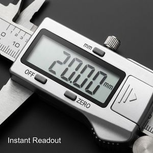 Calibre à pied à coulisse de précision Jeoro fiable avec mécanisme de verrouillage du pouce et <span class=keywords><strong>action</strong></span> de glisse fluide pour des lectures internes exactes - Product Image 6