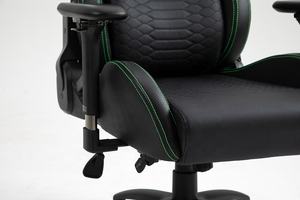 Cojines de espuma de alta densidad de cuero sintético multicapa Razers <span class=keywords><strong>Iskur</strong></span> Gaming Chair Game Chair con cojín para la cabeza de espuma viscoelástica - Product Image 4