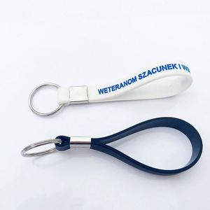 Personalised Silicone Wristband With Keyring Customised Silicone <b>Keychain</b> With Your Logo or Text - Product Image 5