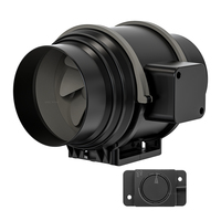Ventilateur de gaine en ligne 4, 6, 8 pouces pour chauffage, refroidissement, optimisation du flux d'air avec moteur EC à flux mixte, ventilation HVAC, évacuation