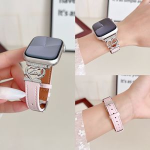 Correa de Reloj de Cuero Genuino con Hebilla para IWatch 1/2/<span class=keywords><strong>3</strong></span>/4/5/6/7/8/<span class=keywords><strong>SE</strong></span> y <span class=keywords><strong>GT</strong></span> 2/<span class=keywords><strong>3</strong></span>/4/5/6 - Diseño en Forma de Corazón - Product Image 3