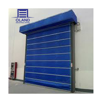 Rideau coupe-feu commercial OLAND, résistant au feu pendant 3 heures, tissu ignifuge personnalisé, porte enroulable en tissu inorganique résistant au feu