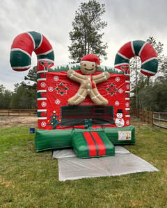 PVC commercial gonflable de Noël, traîneau du Père Noël et élan gonflables - Product Image 2