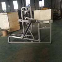 Appareil de musculation professionnel double fonction pour press à jambes, en acier, réglable, avec pile de poids de 80 kg