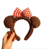 Bandeau souris OEM ODM jouets en peluche cerceau cheveux en peluche de haute qualité cadeaux pour enfants jouets drôles femmes arc ours oreille en peluche bandeau enfant