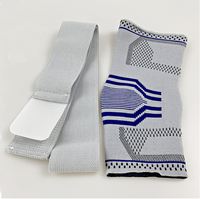 Support de cheville réglable en nylon antidérapant avec sangles, personnalisable avec logo, pour le sport et la compression