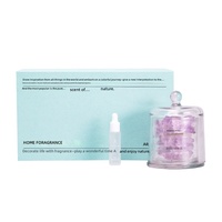 Diffuseur d'arômes en pierre de cristal, coffret cadeau, design cloche dorée, idéal pour le bureau et la maison, luxe discret haut de gamme