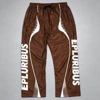 Ensemble de survêtement 2 pièces personnalisé pour homme – Coupe-vent à capuche entièrement zippé avec passepoil contrastant et pantalon ample imprimé en nylon – Style streetwear