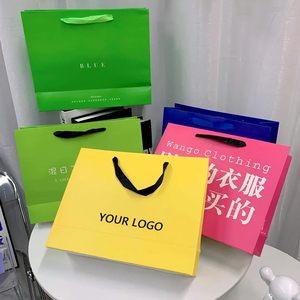 Bolsa de Papel Impresa a Todo Color para Empacar Ropa al por Menor, Bolsa de Papel para Empacar Compras - Product Image 6