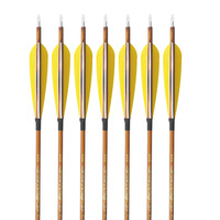 Flèches en carbone pur Pinals 31 pouces, 6,2 mm, spine 600/700/800/900/1000, vente en gros pour la chasse, le tir à l'arc, personnalisation disponible