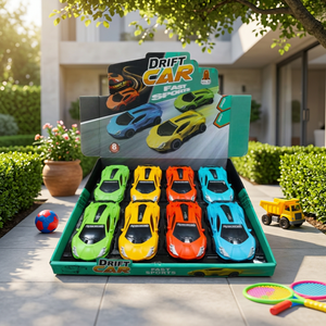 JR MS INDUSTRIES Voiture de drift colorée en alliage, modèle de course à inertie, véhicule sportif acrobatique pour enfants de 5 à 7 ans, contrôle par friction - Product Image 5