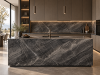 Dalles de marbre Grigio Italia pour revêtements de sol de hall, murs de douche, tables basses, escaliers, comptoirs de cuisine en pierre, dessus de meuble-lavabo de salle de bain