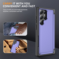Fente pour carte étui de téléphone portable pour Samsung S24 S23FE Ultra S22 S21 S20 A34 A23 A54 M33 A32 aimant Protection rabat couverture arrière