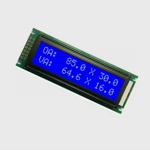 3 days lead time industrial application 1602 lcd display stn 2x16 character lcd with blue color 16x2 lcd display 85x30mm