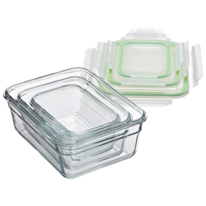 Lonchera de Vidrio Multifuncional Personalizada de Lujo para Cocina, con Conservación de Frescura, Capacidad de 320 ml a 1800 ml - Product Image 3