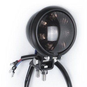 Luz Trasera para Motocicleta, LED Rojo, Estilo Café <span class=keywords><strong>Racer</strong></span>, 12V, Hierro, Alta Calidad, Universal, Luz de Freno Trasera - Product Image 4
