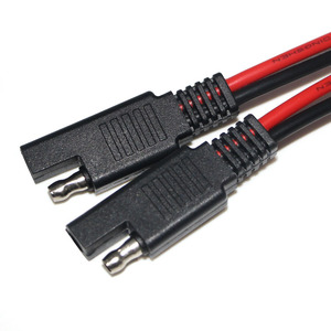 Kabel Ekstensi Y Splitter Konektor SAE 1 ke 2 Quick Disconnect 14AWG untuk Pengisi Daya Baterai - Product Image 3