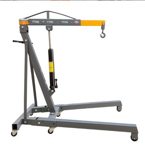 Elevador de motor hidráulico de 1 tonelada, 2 toneladas, 3 toneladas, certificado CE, elevador de motor de grúa plegable para tienda de automóviles con accionamiento manual, precio barato - Product Image 1