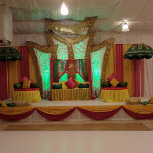 Asiático Mehandi Stage Setup Top Musulmán Boda Mehandi Stage Royal Wedding Sangeet Stage Decoration - Product Image 1