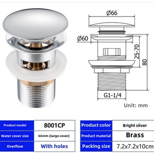 ओवरफ्लो 42 शरीर और 40 नाली के साथ बड़े सिरेमिक बेसिन, शॉवर हेड्स के लिए बाथरूम के उपयोग के लिए - Product Image 6