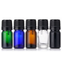 Flacons compte-gouttes en verre réutilisables 5 ml, vides, pour aromathérapie, sérum et huiles essentielles, avec pipette – Vente en gros économique