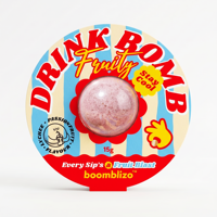 Boomblizo Sparkling Drink Bomb Edible Glitter Mocktail Mix - Mélange de paillettes comestibles pour boissons pétillantes, 100% comestible, sans E171, certifié BRC, coffret cadeau